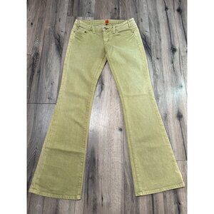 U Denim Jeans Green Flared Pants Womens Size 29 Cut A01265 Style UWH22360